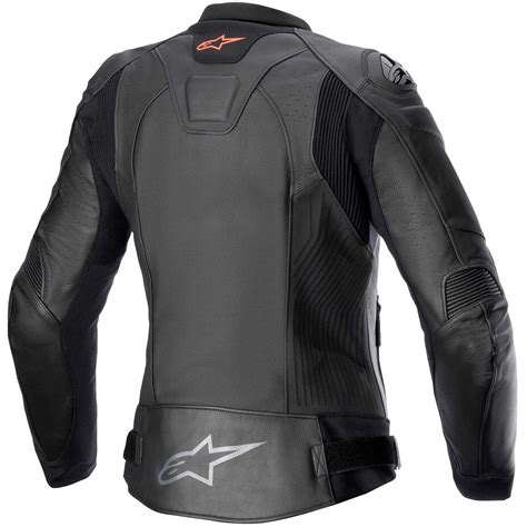 Blouson Moto Cuir Femme Alpinestars Stella Gp Plus V Noir Noir Vente