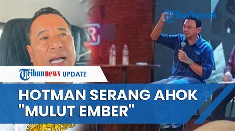 Hotman Paris Serang Balik Ahok Seusai Kritik Jokowi Pantes Masuk