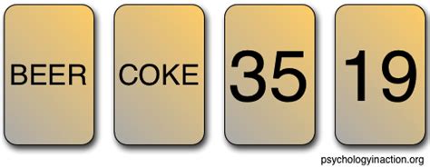 psychology classics wason selection task part  psychology  action