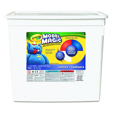 Crayola Model Magic Primary Colors Modeling Clay Alternative 2 Lb