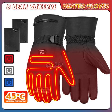 Guantes Calefactados Para Motocicleta Para Hombres Y Mujeres Guantes