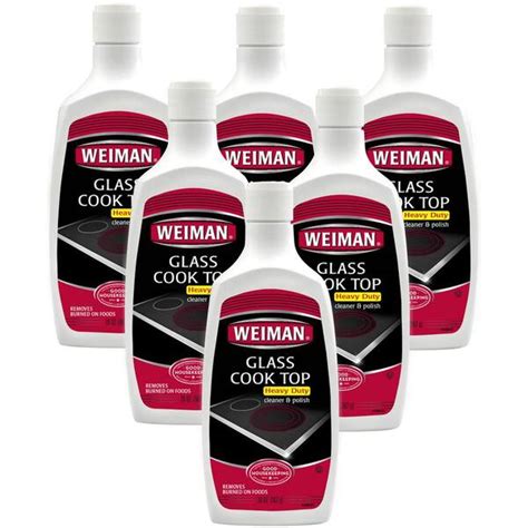 Weiman 20 Oz Glass Cook Top Cleaner And Polish 6 Pack 137 Combo3 The Home Depot