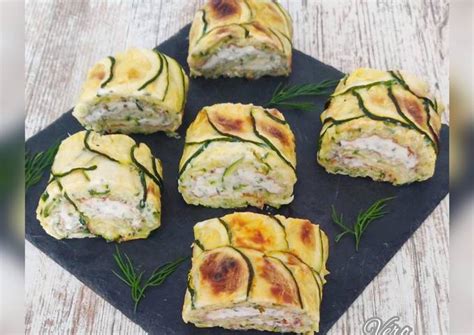 Roulé de courgettes à la ricotta de hervouet veronique Cookpad