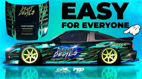 Tutorial EASY LIVERY | Nissan 180sx | Carx Drift Racing - YouTube