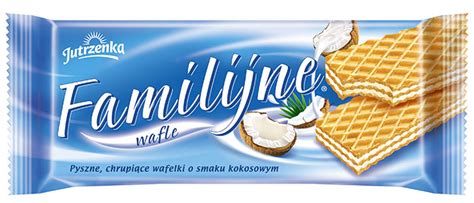 Wafle Familijne O Smaku Kokosowym 180g Jutrzenka Mini Market