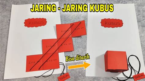 Membuat Jaring Jaring Kubus Yang Bisa Ditarik Tutorial Buat Jaring