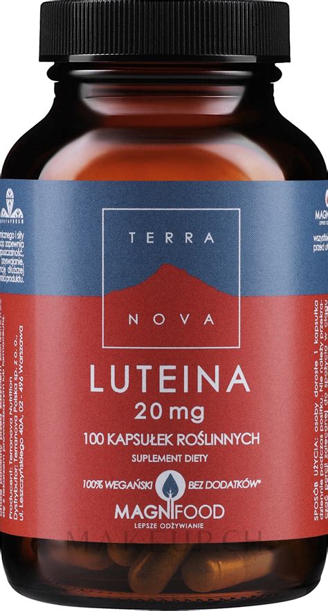 Terranova Lutein Complex 20mg Nahrungsergänzungsmittel Lutein in