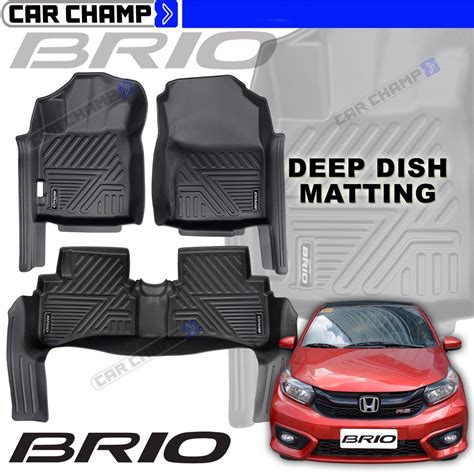 Honda Brio 2019 To 2024 Deep Dish Matting 5D High Quality Material TPE