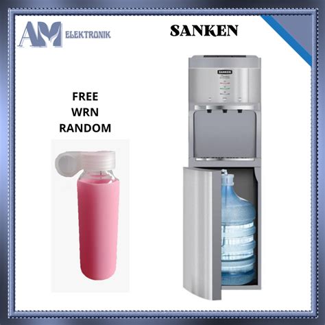 Jual SANKEN DISPENSER HWD 555 ICOOL NON KOMPRESOR STAINLESS STEEL