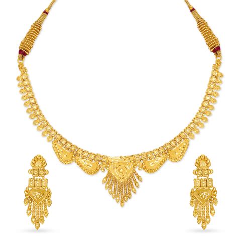 Tanishq Gold Necklace Set Designs With Price