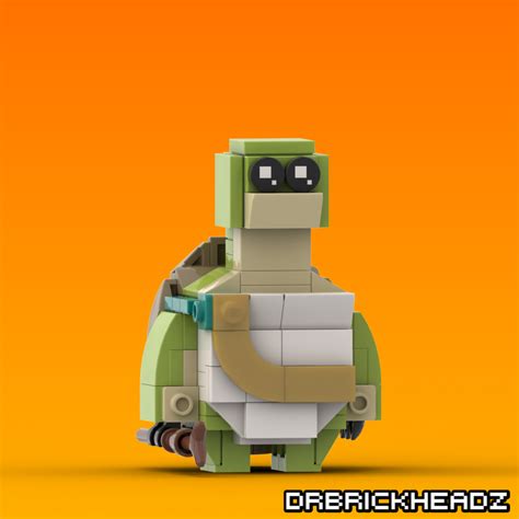 LEGO MOC Master Oogway Kung Fu Panda Brickheadz By DrBrickheadz