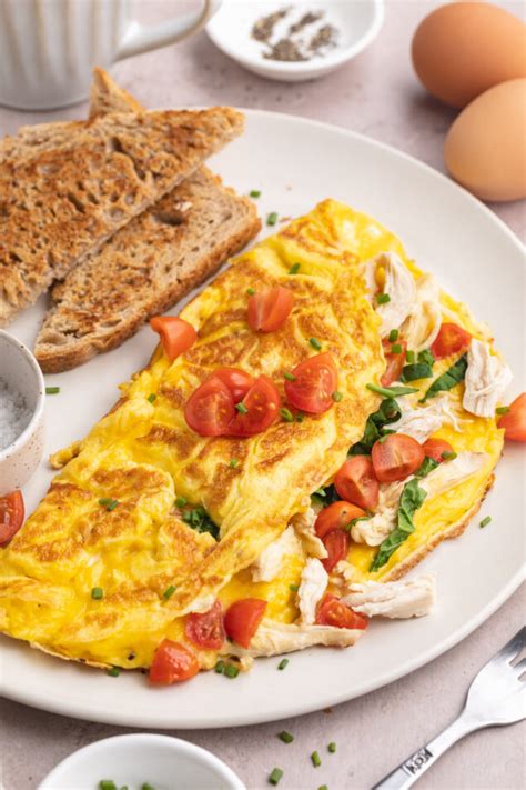 Chicken Omelette - Easy Healthy Recipes