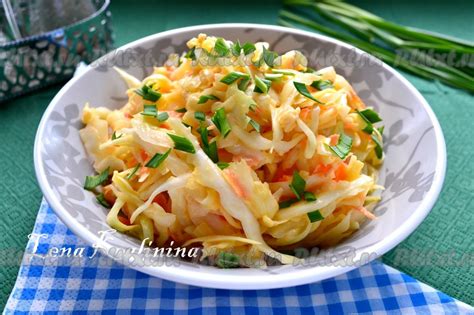 Салат из капусты с яблоком и морковью: 5 фото в рецепте