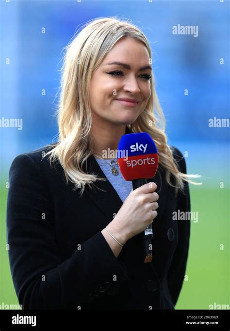 Sky Sports presenter Laura Woods Stock Photo - Alamy