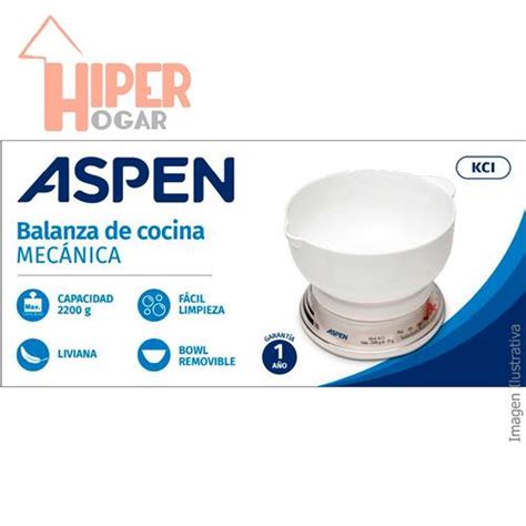 Balanza de Cocina Analógica Aspen KCI Hasta 2kg HiperHogar