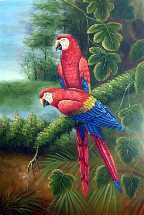 Scarlet Macaw Painting At Explore Collection Of