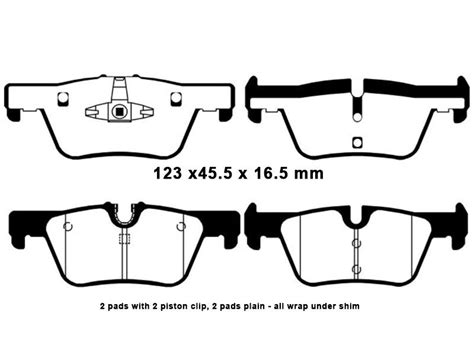 EBC B12 Bremsen Kit Hinten Beläge Scheiben für BMW 3er F30 F31 F80