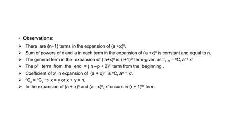 Binomial Theorem For Any Index Real Pptx