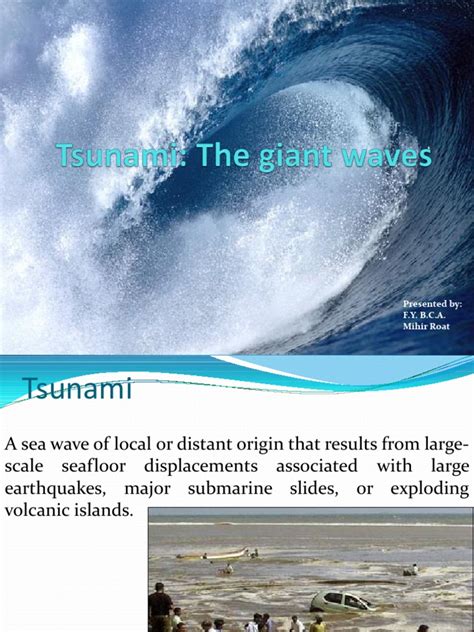 What Is Tsunami And Its Types And How Occurs Pdf