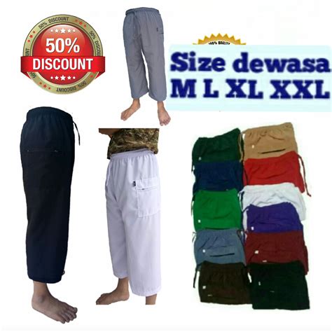 Jual Sirwal Cingkrang Celana Pangsi Laa Isbal DEWASA Shopee Indonesia