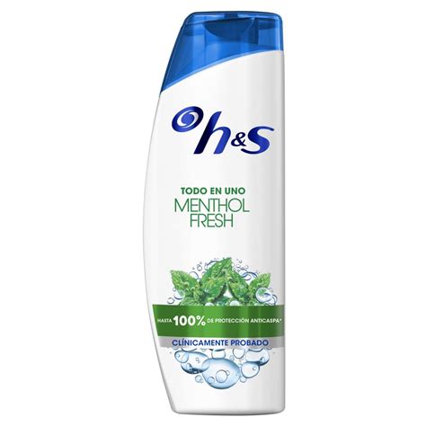 Champú anticaspa y acondicionador Todo en uno Menthol Fresh H S 540 ml