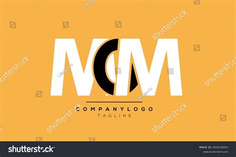 Abstract Letter Mcm Vector Logo Design Stock Vector Royalty Free