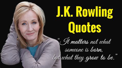 20 Famous J.K. Rowling Inspirational Quotes