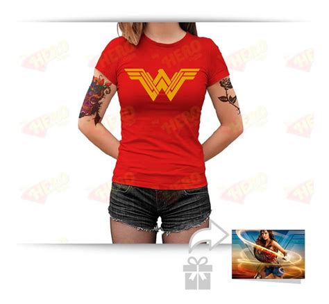 Playera Mujer Maravilla MercadoLibre