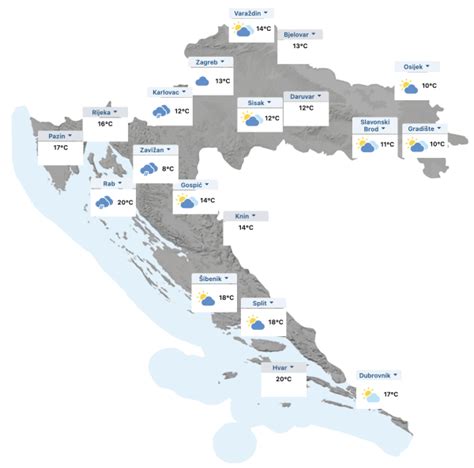 Dvije Regije U Opasnosti Od Intenzivnih Oborina I Poplava Dhmz