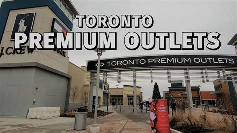 4k Toronto Walk Toronto Premium Outlet Shopping Mall Walking Tour