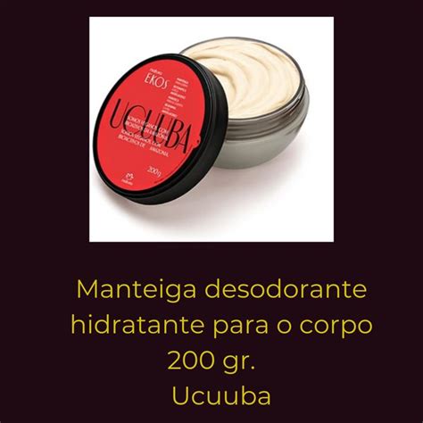 Manteiga Desodorante Hidratante Para O Corpo Ucuuba In Charger