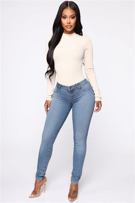 Flex Game Strong Low Rise Skinny Jeans Light Blue Wash Insstreet