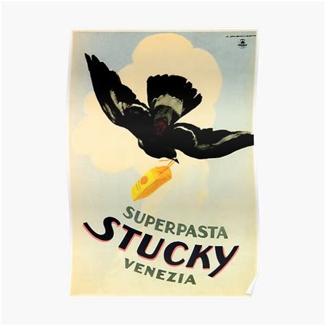 Super Pasta Stucky Venezia Italy Italia By Marcelo Dudovich Vintage