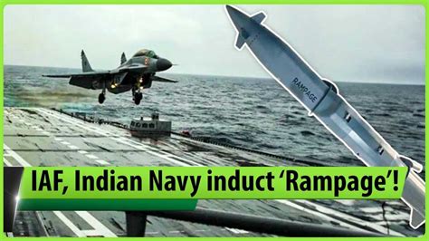 IAF Indian Navy Induct Rampage Missiles Used By Israeli Air Force