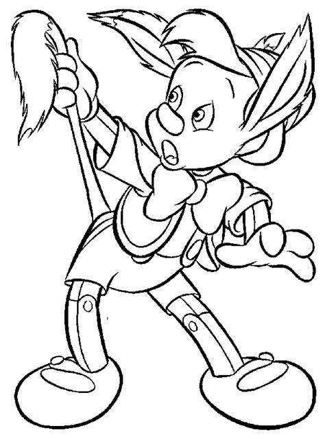 Dessins Gratuits à Colorier Coloriage Pinocchio à Imprimer