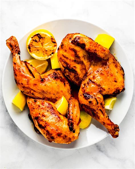 Whole Grilled Hot Honey Lemon Chicken American Home Cook