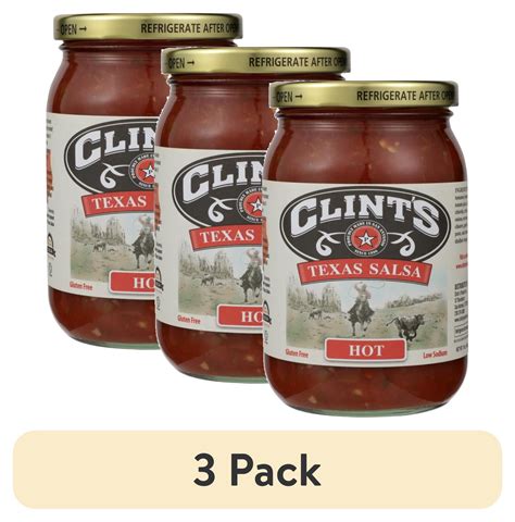 Pack Clint S Salsa Hot Mexican Oz Walmart