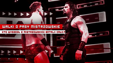 Recenzja Raw Walki O Pasy Mistrzowskie Wrestling Talks