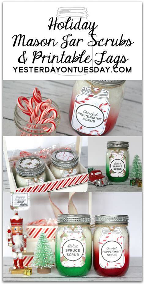 Peppermint Sugar Scrub With Free Printable Mason Jar Labels Artofit