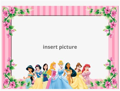 Disney Princess Frame Png Clipart Ariel Disney Princess - Disney ...