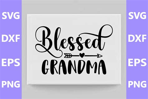 Blessed Grandma Svg Cut File Graphic By Sadiqul7383 · Creative Fabrica