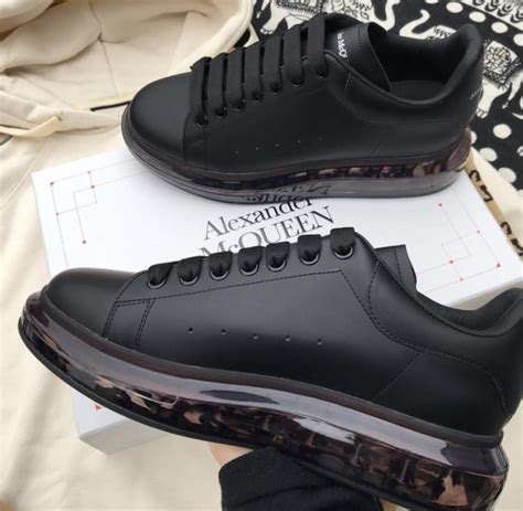 Alexander McQueen Black With Black Sole Sneaker – billionairemart