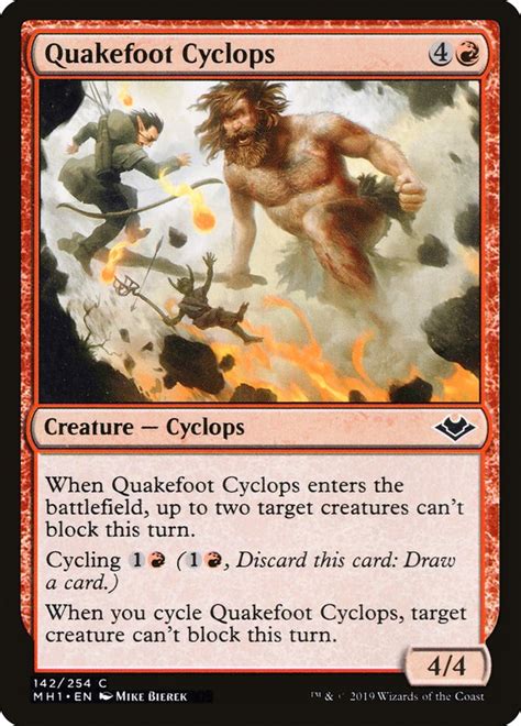 ≫ Mtg Quakefoot Cyclops Decks And Prices October 2024 • Mtg Decks