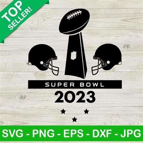 Super bowl 2023 SVG, Super Bowl LVII SVG, American football ...