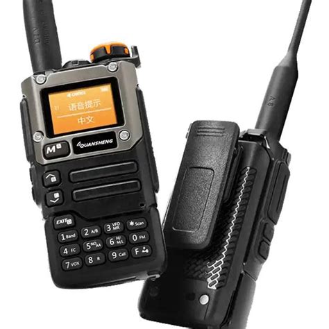 Quansheng UV K6 Walkie Talkie 5W Air Band Radio Tyep C Charge UHF VHF