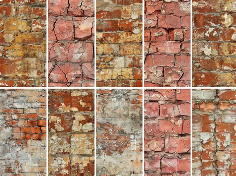 Vintage Brick Seamless Collection Textures Behance