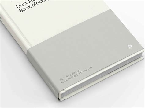 Dust Jacket Book Mockup