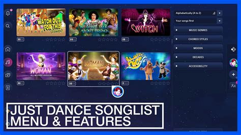 Just Dance Full Songlist Dark Menu And More Youtube