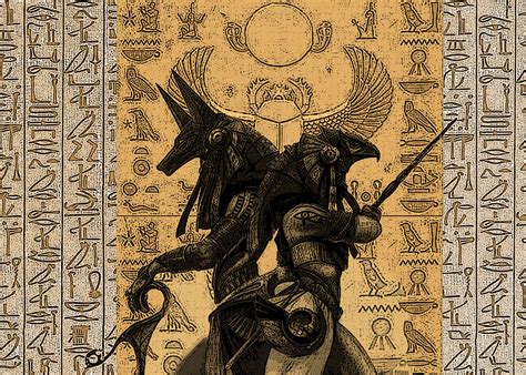 Anubis And Osiris By Dandelum On Deviantart