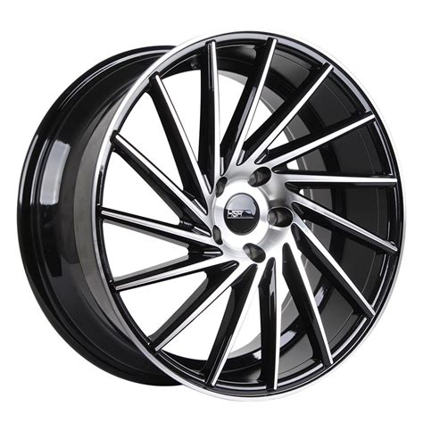 Jual Velg Mobil Ring 19 Lebar 85 95 Belang Type Nagano Black Folish